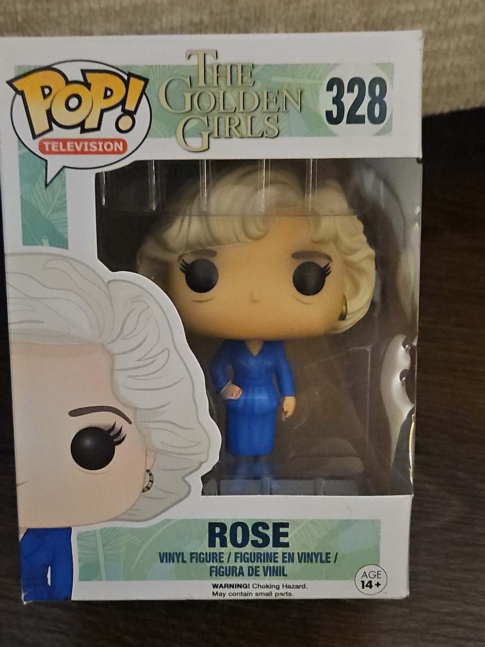 Funko Pop! The Golden Girls Rose #328, Rose in Blue Vinyl Figure